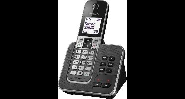 Panasonic KX-TGD320 - Single DECT telefoon - Antwoordapparaat - Zwart
