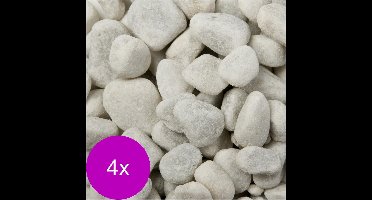 Vdl Marmersteen Rond - Aquarium - Siergrind - 4 x 1 kg
