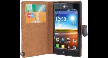 Mobiparts Classic Wallet Case LG Optimus L7 Black