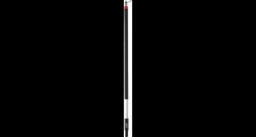 Vikan ergonomische steel van 100cm met waterdoorvoer en slangpilaar - 299252