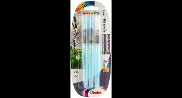 Pentel - Aquash Brush - XFRH/3-BFM - set á 3 stuks