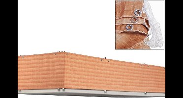 Balkonscherm, windscherm, balkon decoratie, riet structuur