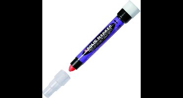 Sakura Solid Marker Slim - Rood - Geschikt op hout, doek, canvas, plastic, staal, rubber, karton, glas, beton en meer