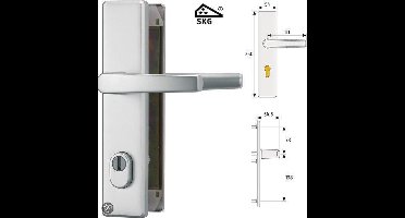 Abus veiligheidsbeslag SKG*** kruk/kruk PC85 F1 met kernbeveiliging