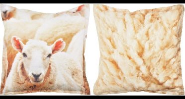 Nature Print Buitenkussen schaap L