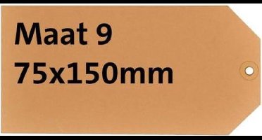 LABEL HF2 NR9 75X150MM KARTON 200GR CHAMOIS