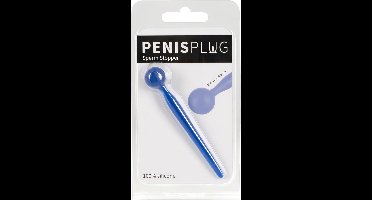 You2Toys – Siliconen Plug Voor Penis met Kogelpunt als Stop voor Lichaamssappen – Blauw