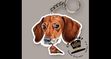 Sleutelhanger Hond Teckel