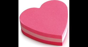 Post-it zelfklevende kubus hart 225 vel