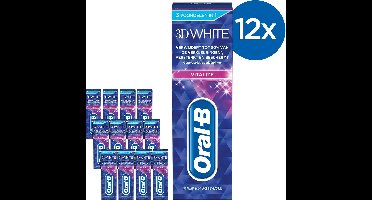 Oral-B 3D White Vitalize - Voordeelverpakking 12x75 ml - Tandpasta