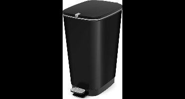 Kis Chic Bin Pedaalemmer - 50L - Zwart - Maat L - 29 x 60,5 x 44,5 cm