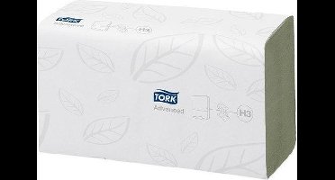 Tork Z-vouw Handdoek 2-laags Groen H3 Advanced