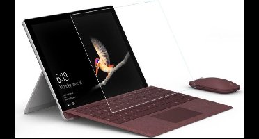 Shop4 - Microsoft Surface Go Glazen Screenprotector - Gehard Glas Transparant