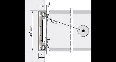 Alprokon Branddichting 302 Deurdikte 40 240cm Koz Stijl