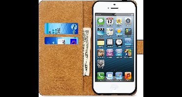 Mobiparts Classic Wallet Case Apple iPhone 5/5S White