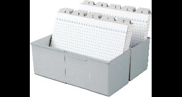 HAN kaartenbak - A5 breed - voor 450 kaarten - lichtgrijs - HA-975-11