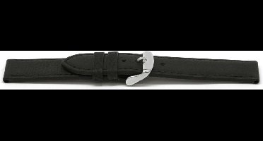 Horlogeband I129 Kayak Zwart Leder 24x24mm