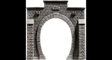 Tunnelportaal, enkelspoor