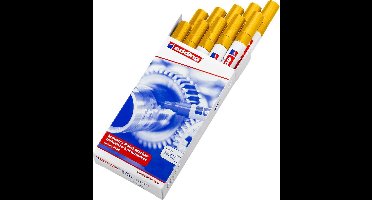 Edding 8750-5 markeerstift 1 stuk(s) Geel Fijne punt