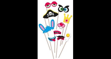 Amscan - Photoboothset - Kinderfeest! - 10dlg.