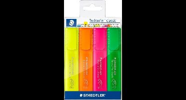 STAEDTLER Textsurfer classic tekstmarker - set 4 rainbow