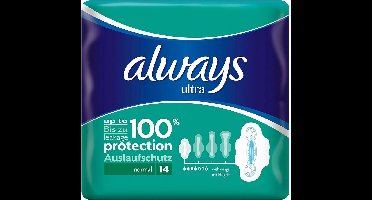 Always 4015400755210 14stuk(s) Maandverband hygieneproduct vrouw