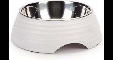 Beeztees Rimpu - Hondenvoerbak - Melamine - Wit - 22 cm