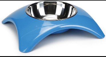 Beeztees Yuko - Hondenvoerbak - Blauw - 23,5x21x5,5 cm