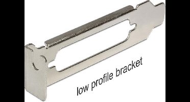 Low Profile slot beugel met D-Sub 25 opening