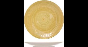 Cosy & Trendy Turbolino Plat Bord - Ø 27 cm - Geel - Set-6