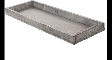 Houten Plateau Langwerpig - Grijs