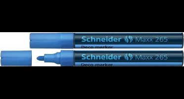 Schneider krijtmarker - Maxx 265 - blauw - 2 stuks - S-126510-2