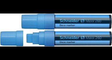 Schneider krijtmarker - Maxx 260 - lichtblauw - 2 stuks - S-126010-2