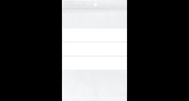 gripzak Raadhuis 80x120mm met schrijfvlak, doos 10x100 stuks