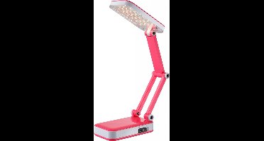 Tafellamp Globo Clap LED - Kunststof roze/wit