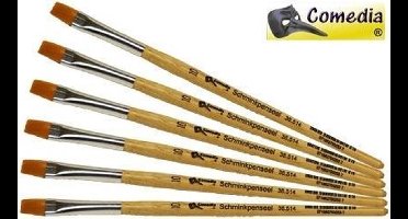 Schminkpenseel Comedia plat maat 10