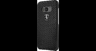 Samsung Galaxy S8+ hoesje - Ferrari - Zwart - Carbon