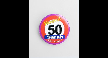 Paperdreams - Button - Klein - 50 Jaar - Sarah