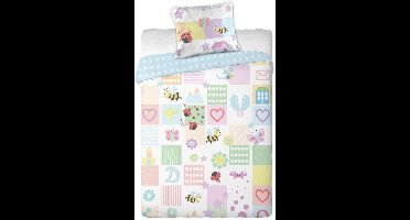 Dekbedovertrek Vlinders & Insecten 100x135cm