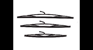 Talamex RVS zwart Ruitenwisserblad 559mm
