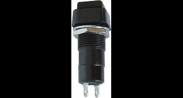 R18-23 Drukschakelaar On-(Off) Zwart 3A/125V