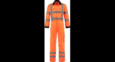 EM Traffic Overall Polyester / Katoen RWS Fluor Oranje - Maat 44