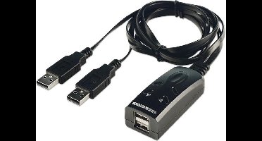 Kabel KVM LINDY 32165 Zwart