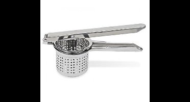 Aardappelpers - RVS - Zilver - 25cm x Ø 8 cm