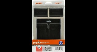 Jupio Kit: 2x Battery LP-E6 1700mAh + USB Dual Charger
