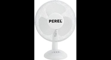 Perel Tafelventilator Ø30 cm - Wit