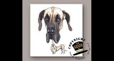 Tegel Hond Deense Dog