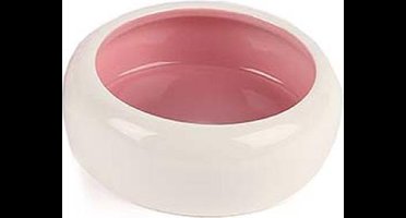 Happy pet drinkbak tegen morsen wit / roze