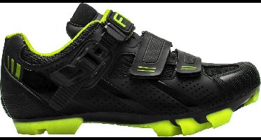 FLR F-65 MTB Schoen Zwart/NeonGeel 38