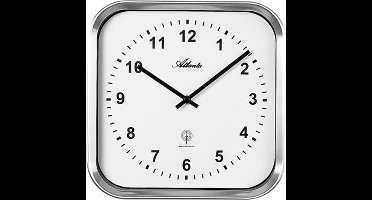 Wandklok Chroom modern design